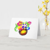 Bloemen Moederdag Kaart (Gele Bloem)