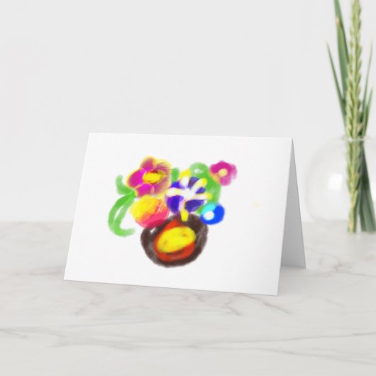 Bloemen Moederdag Kaart (Voorkant)