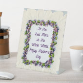  Bloemen Moederdag voetstuk Reclamebord Met Voetstuk (Insitu)