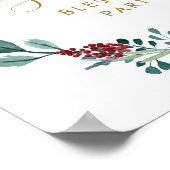  Bloemen Moeder's Blessing Party Welkomstbord Poster (Hoek)