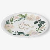 Bloemen Moeder's Zegen Partij Gepersonaliseerd Papieren Bordje (Gekanteld)