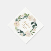 Bloemen Moeder's Zegen Partij Gepersonaliseerd Servet (Hoek)