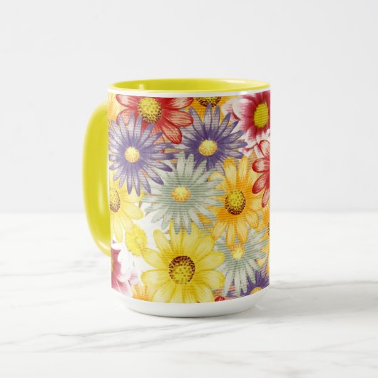 Bloemen Mok (Voorkant links)