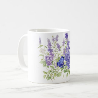 Bloemen mok, boho lente wilde bloemen koffiemok