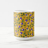 Bloemen Mok in geel en Paarse (Center)