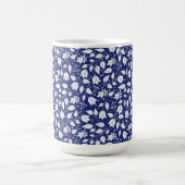 Bloemen Mok in Navy en White (Center)