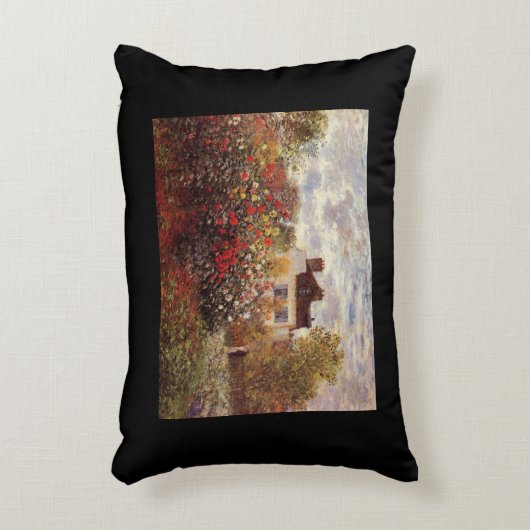  bloemen monettuin in argenteuil sun accent kussen (Voorkant(Verticaal))