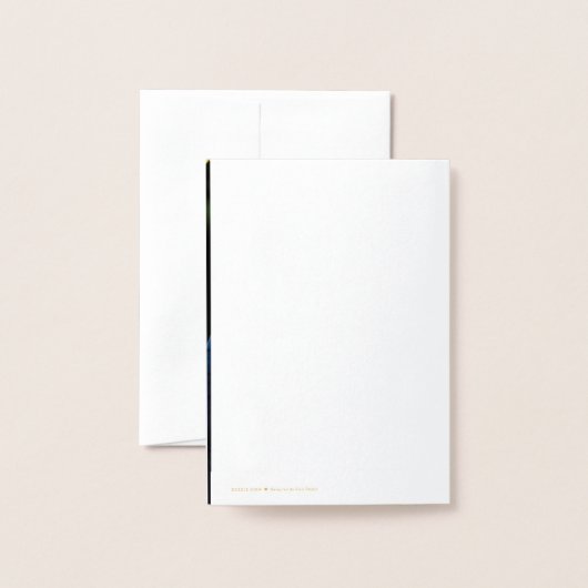 Bloemen Monogram Huwelijk Dank u Foto Folie Kaarten (Met envelop)