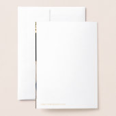  Bloemen Monogram Huwelijk Dank u Foto Folie Kaarten (Met envelop)