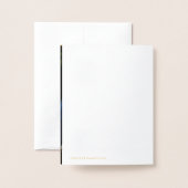  Bloemen Monogram Huwelijk Dank u Foto Folie Kaarten (Met envelop)