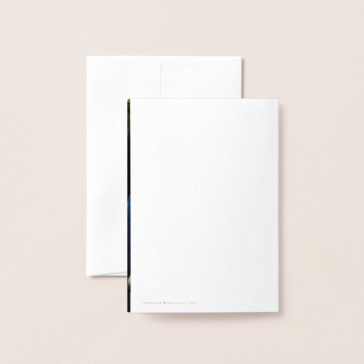  Bloemen Monogram Huwelijk Dank u Foto Folie Kaarten (Met envelop)