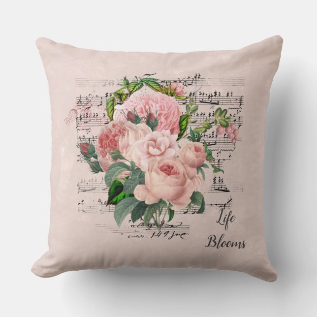 Bloemen  mooi kussen leven bloeit (Voorkant)