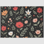 Bloemen Mooi Modern Collectie Tissuepapier (Voorkant)