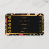 Bloemen  Mooi Modern Collectie Visitekaartje (Achterkant)