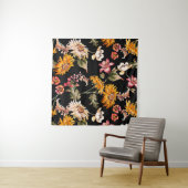 Bloemen mooi patroon naadloos. Stof textuur Wandkleed (In Situ (horizontaal))