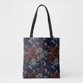 Bloemen mooi patroon tote bag (Voorkant)