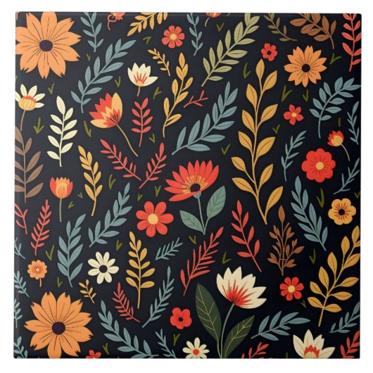 Bloemen  Mooi Populair Collectie Tegeltje (Voorkant)