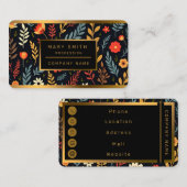 Bloemen  Mooi Populair Collectie Visitekaartje (Voorkant / Achterkant)