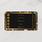 Bloemen  Mooi Populair Collectie Visitekaartje (Achterkant)