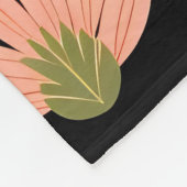 Bloemen mooi trendy Collectie Fleece Deken (Hoek)