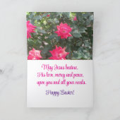 Bloemen & Mooie Paas Kaart (Binnen)