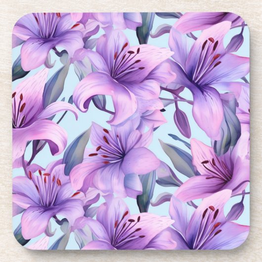 Bloemen Motieven Bier Onderzetter (Voorkant)