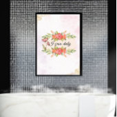  Bloemen Motivatie Quote Poster