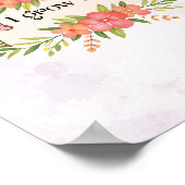 Bloemen Motivatie Quote Print (Hoek)
