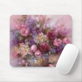 bloemen Mousepad Muismat (Met muis)