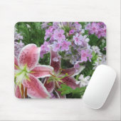 bloemen Mousepad Muismat (Met muis)