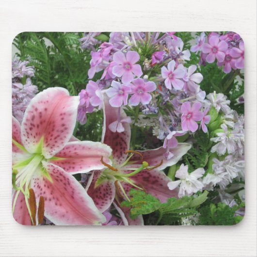 bloemen Mousepad Muismat (Voorkant)
