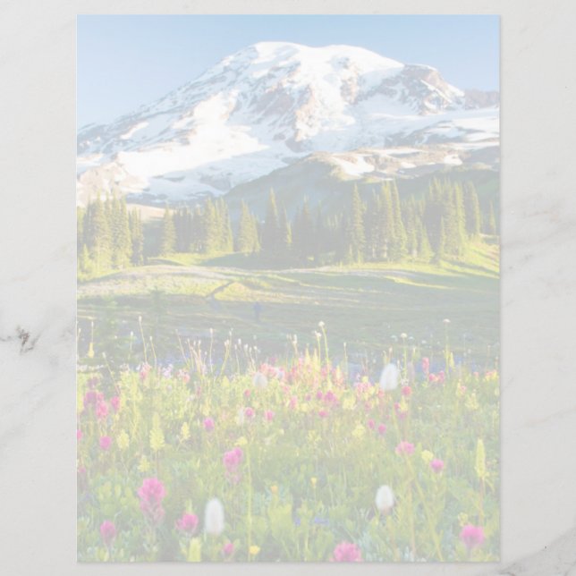 Bloemen | Mt. Rainier Wildbloemen (Voorkant)