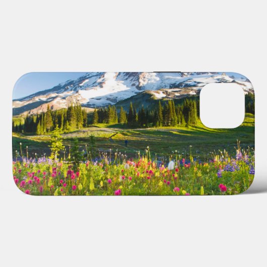 Bloemen | Mt. Rainier Wildbloemen Case-Mate iPhone Case (Achterkant (horizontaal))