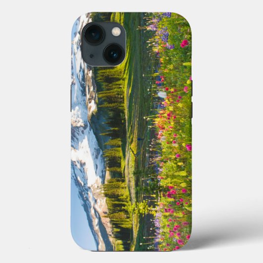 Bloemen | Mt. Rainier Wildbloemen Case-Mate iPhone Case (Achterkant)