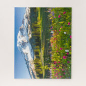 Bloemen | Mt. Rainier Wildbloemen Legpuzzel (Verticaal)