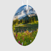 Bloemen | Mt. Rainier Wildbloemen Ornament (voorkant)