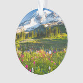 Bloemen | Mt. Rainier Wildbloemen Ornament (voorkant)