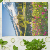 Bloemen | Mt. Rainier Wildbloemen Theedoek (Gevouwen)