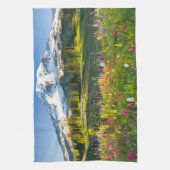 Bloemen | Mt. Rainier Wildbloemen Theedoek (Verticaal)