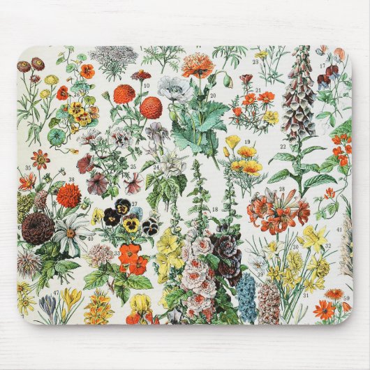  bloemen muismat (Voorkant)