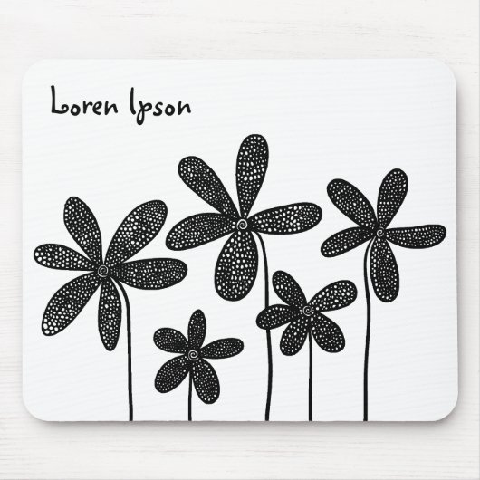 bloemen muismat (Voorkant)