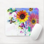bloemen muismat (Met muis)
