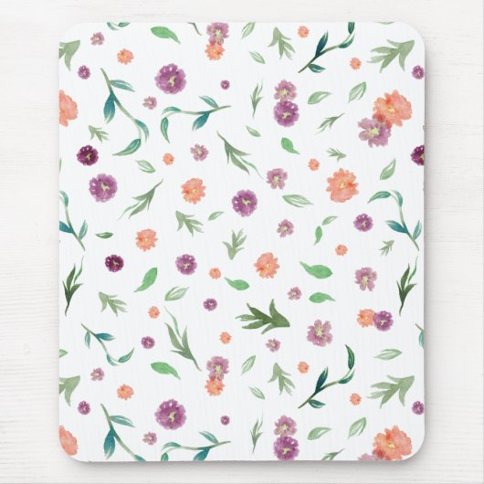 Bloemen Muismat voor haar | Kantoor cadeau voor ma (Voorkant)