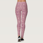 Bloemen naadloos: mooie patroonachtergrond leggings (Achterkant)