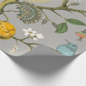 Bloemen naadloos patroon. Botanisch inpakpapier. Cadeaupapier (Hoek)