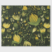 Bloemen naadloos patroon cadeaupapier (Vlak)