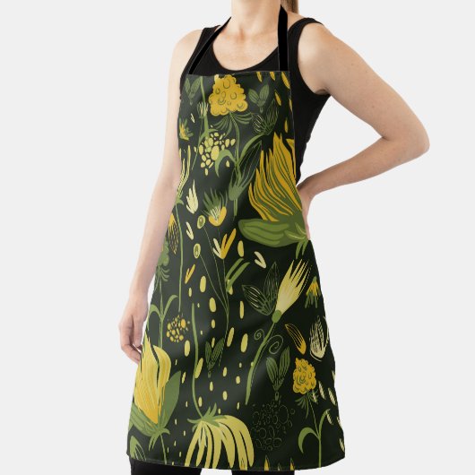 Bloemen naadloos patroon schort (Insitu)