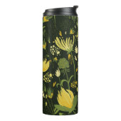 Bloemen naadloos patroon thermosbeker (Gedraaid links)