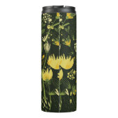 Bloemen naadloos patroon thermosbeker (Achterkant)