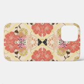 Bloemen naadloos patroonontwerp. Case-Mate iPhone case (Achterkant (horizontaal))